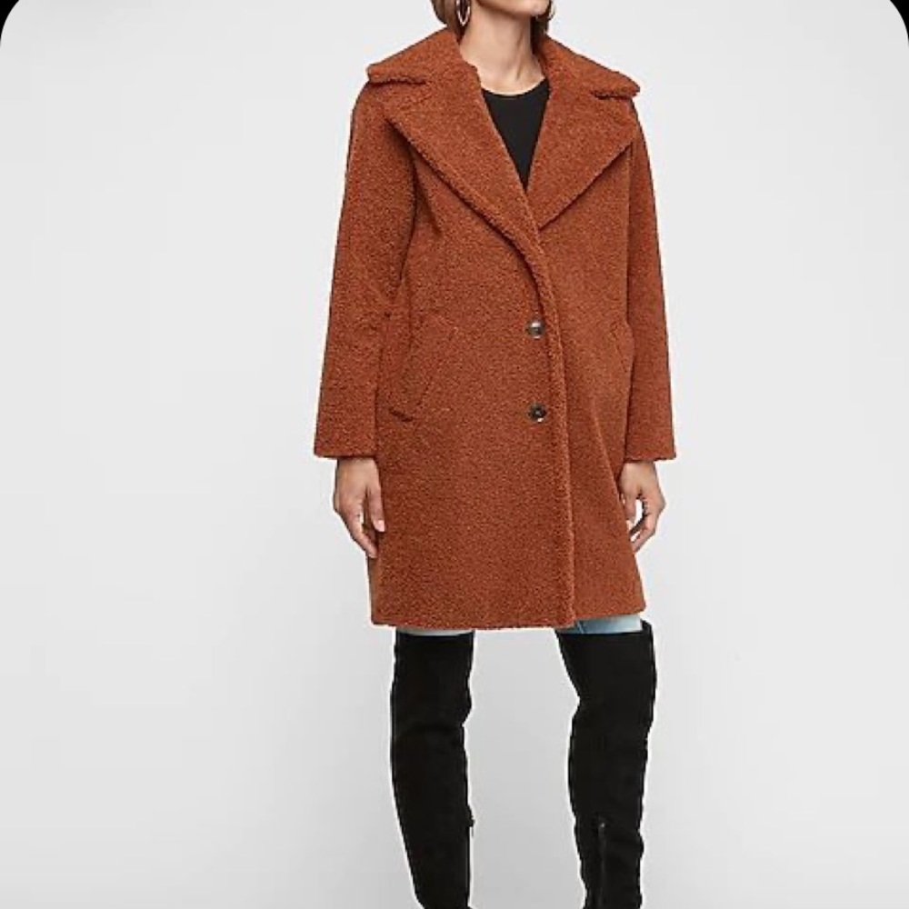 ISO! Express Teddy Coat Brown/Tan